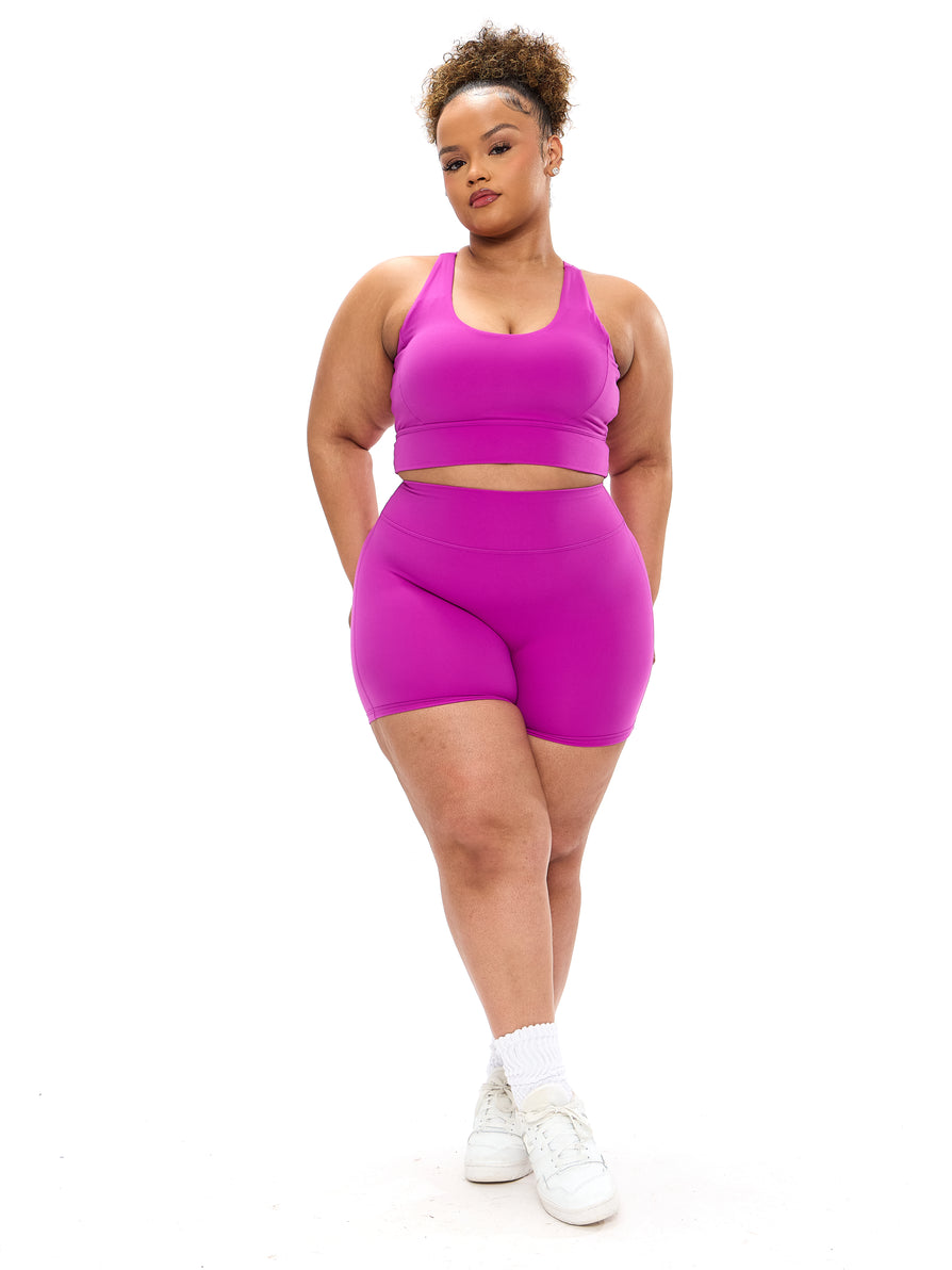 Rosa Sports Bra - Grape Juice